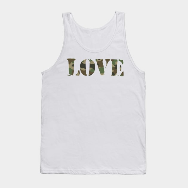 Make LOVE not WAR Tank Top by Carlo Betanzos